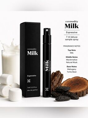 Commodity Milk Expressive Eau de Parfum 7ml Deluxe Sample Spray NIB